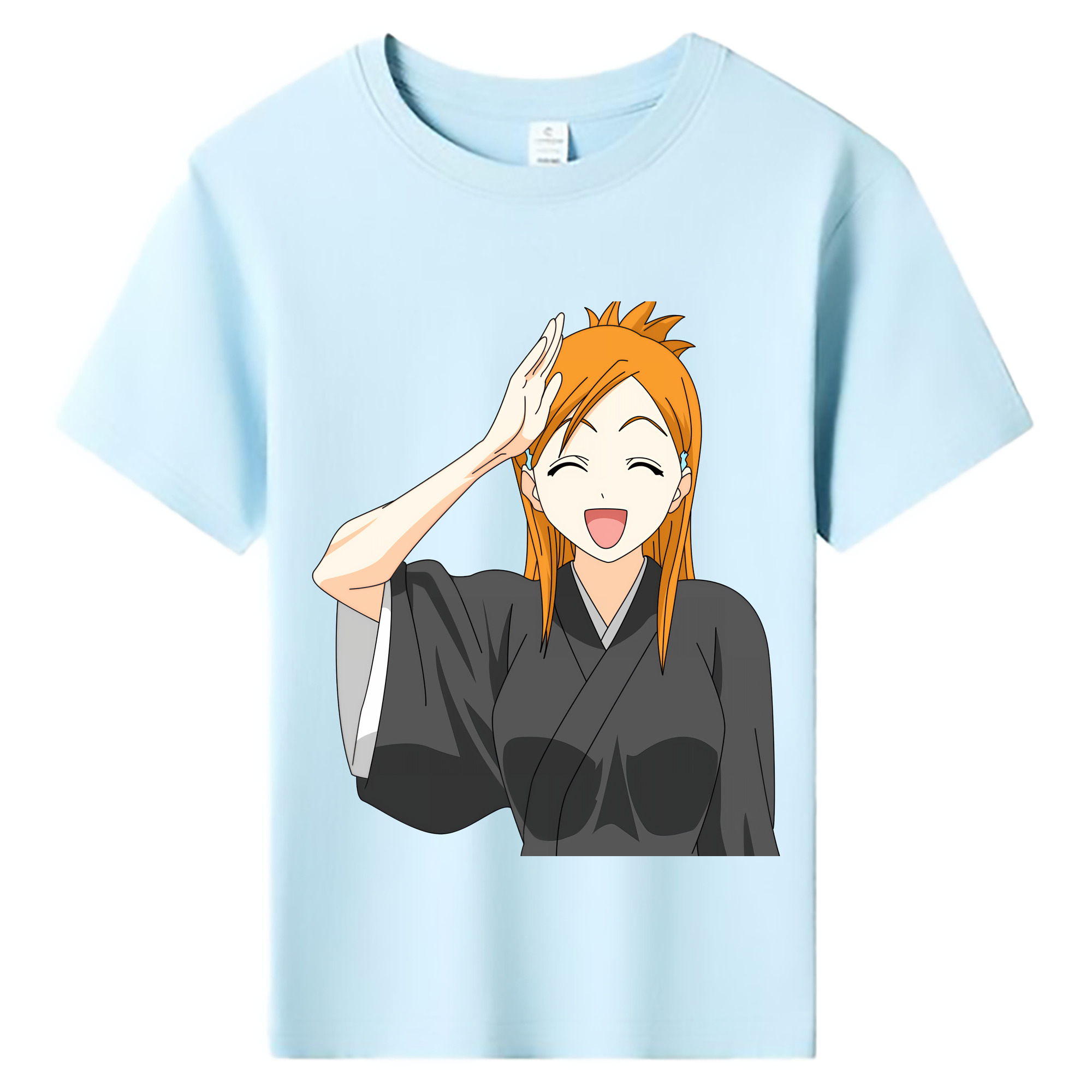 （画像用） ブリーチ 井上織姫（いのうえおりひめ） BLEACH Inoue Orihime 綿100％キッズTシャツ（フロントプリント）